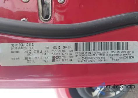 2017 Dodge Journey Crossroad Plus Awd from USA, damaged, VIN 3C4PDDGG4HT512923